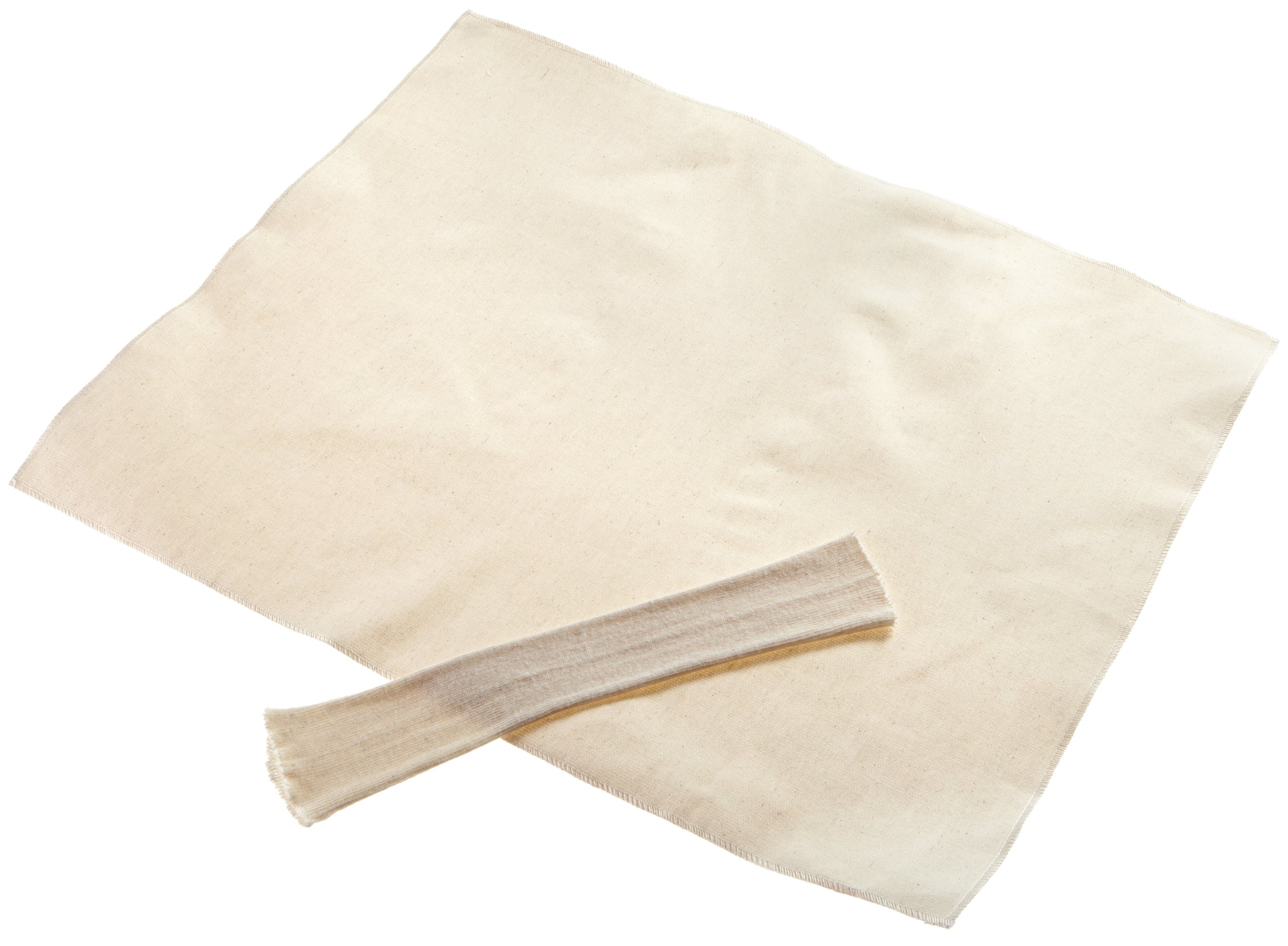 Regency Wraps Pastry Cloth & Rolling Set for Dough, 100% Cotton, Extra Large Cloth with 15" Rolling Pin Cover, 20 x 24, Natural