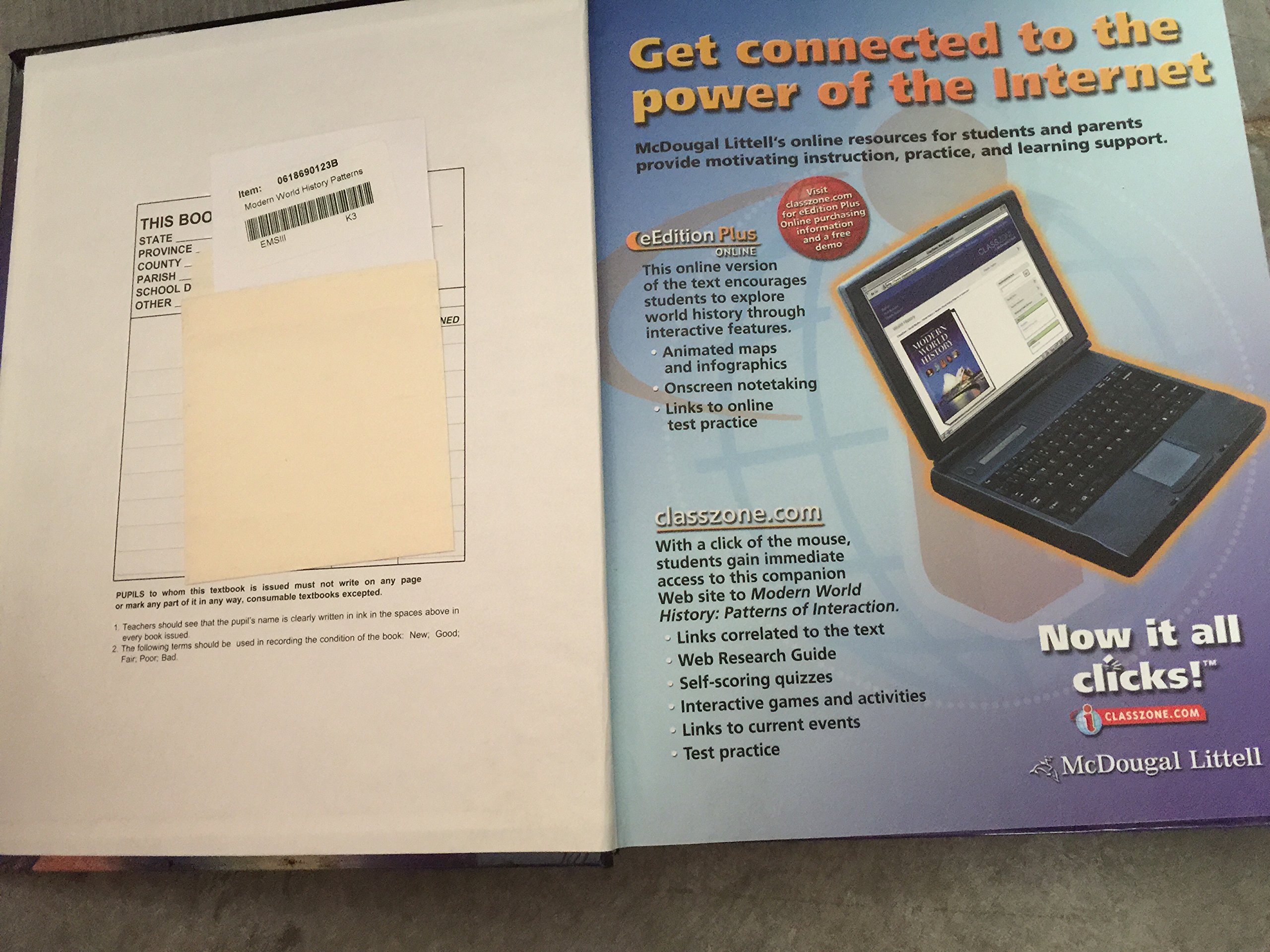 Modern World History: Patterns of Interaction, Student Edition - Image 2