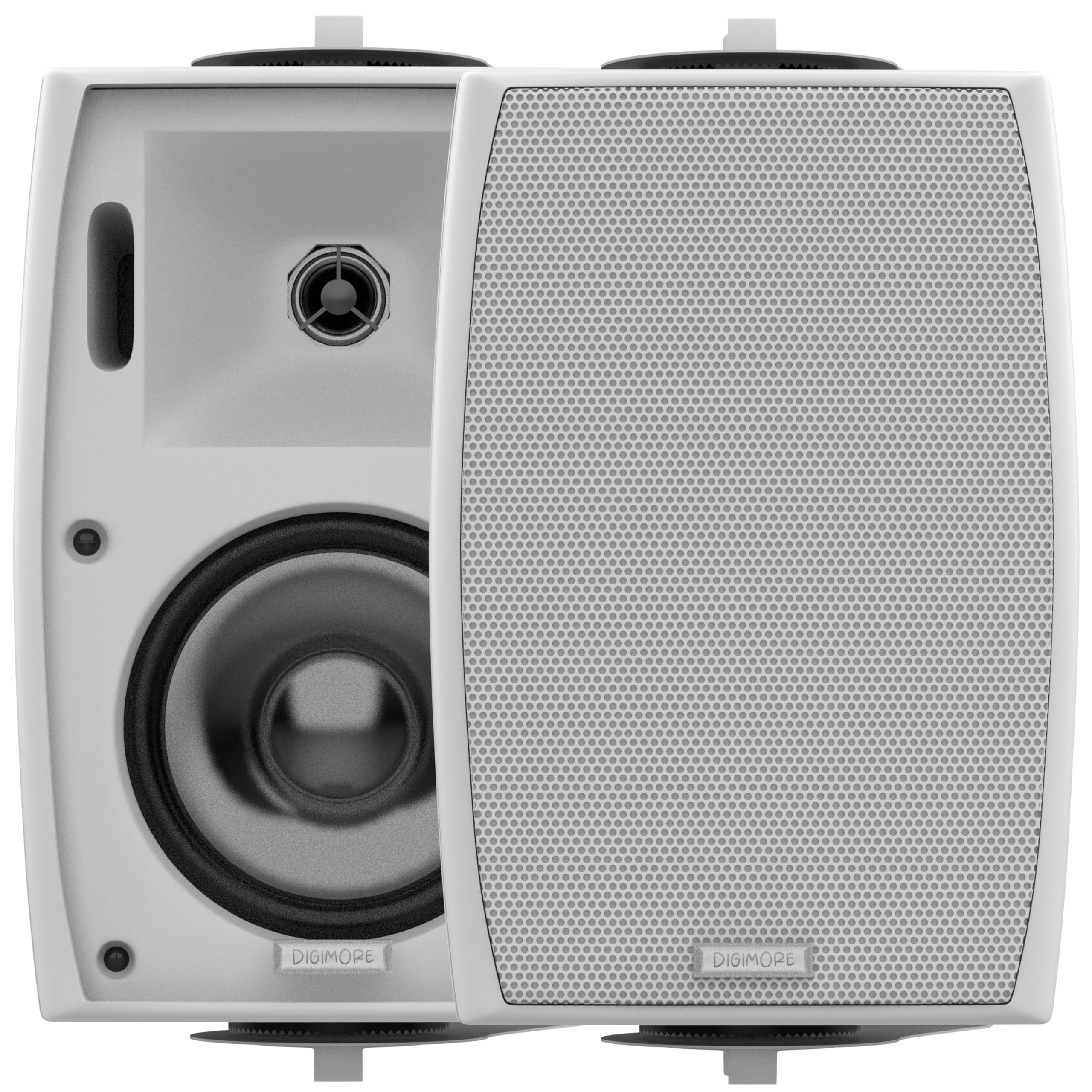 DIGIMORE PA Ceiling & Wall Speaker | 6.5" 2-Way Loudspeaker | 50-80W | Multi-Power (40/30/20/10W) | 60Hz–16KHz | 92dB | 8Ω | for Offices, Schools, Hotels, Malls & PA Systems (DWS-6401K White)-picture-25