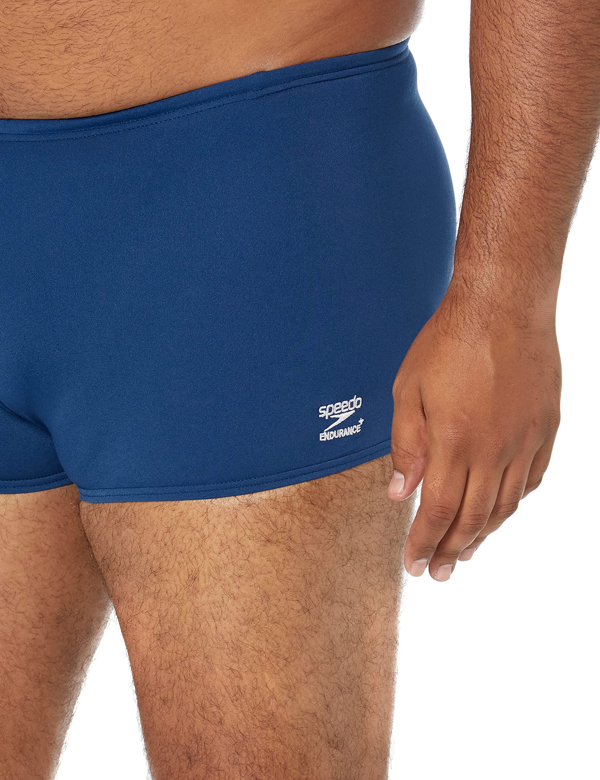Speedo Męski strój kąpielowy Race Endurance+ poliester jednolity kwadratowy strój kąpielowy