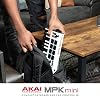 Akai Professional MPK Mini MK3-25 Keys USB MIDI Keyboard Controller with 8 Backlit Drum Pads, 8 Buttons, Music Production Software and Native Instruments Sound Package (NKS Integration), White