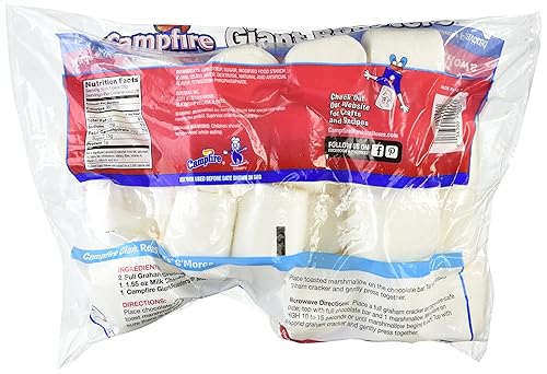 Miniatura 4 de Campfire, Malvaviscos extra grandes de 2 pulgadas, bolsa de 28 onzas, paquete de 2