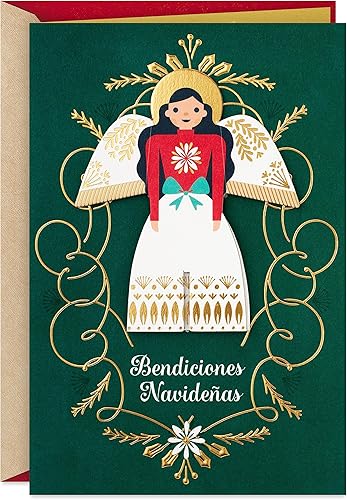 Hallmark Tarjeta de Navidad Española Vida (Celebrando desde lejos)