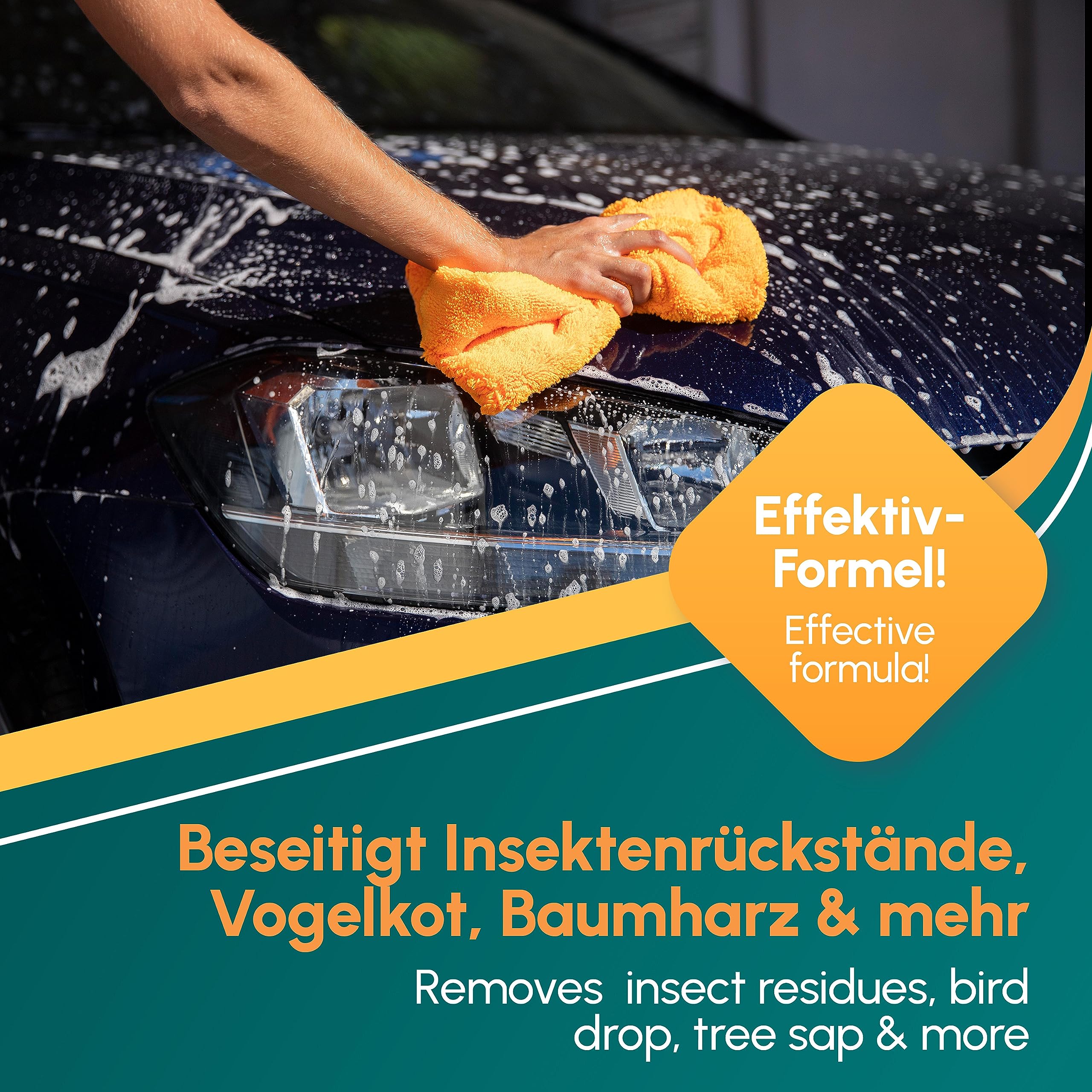 INOX Insektenentferner Auto & Motorrad 2x10L – auch bei Vogelkot | Entfernt Insekten & Baumharz – lösungsmittelfrei, sicher für Lack, Chrom, Glas & Kunststoff