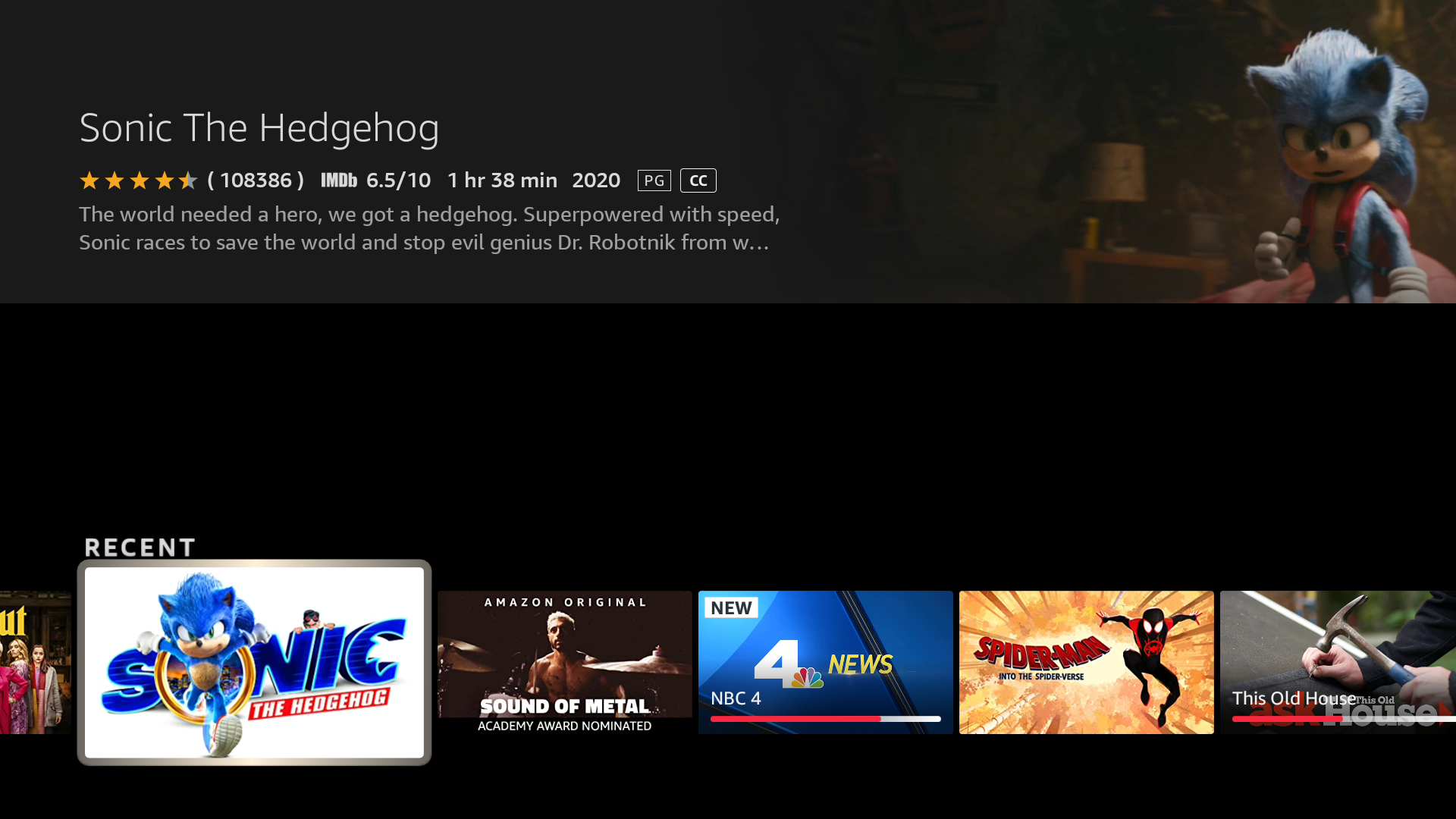 Recently Watched - Loader shortcut for Fire TV - App on Amazon Appstore