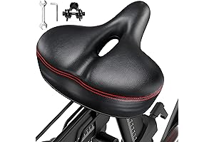 Oversized Bike Seat Compatible with Peloton: Padded Bicycle Seat for Comfort