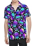 Animal Shirts for Men Button Up Shirt Hawaiian Beach Shirt Button Down Short Sleeve Shirt Summer