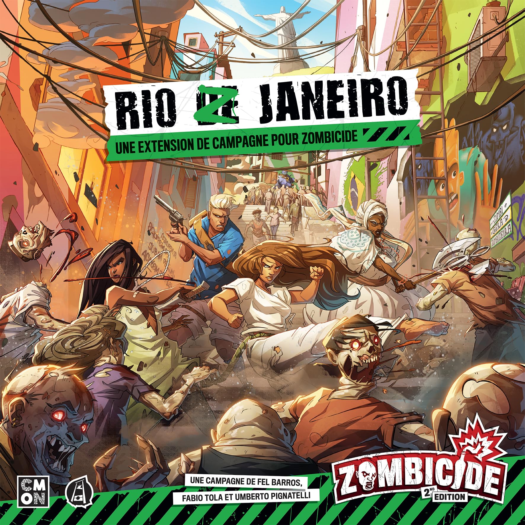 Asmodee - Cmon - ZOMBICIDE Extension : Rio Z Janeiro - Jeu de Société