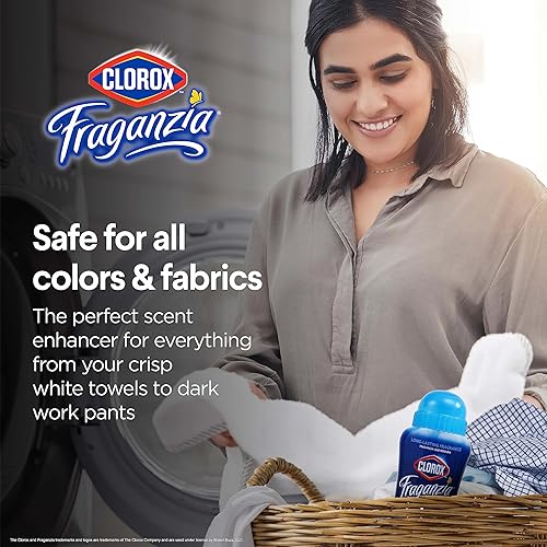 Miniatura 4 de Clorox Fraganzia - Cuentas potenciadoras de aroma para lavandería con cristales en aroma a lino - Cuentas perfumadas para lavado para ropa y sábanas