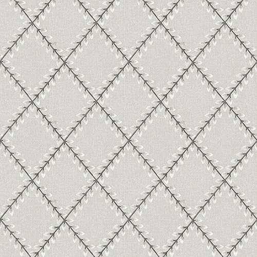 Surface Style - Papel tapiz para despegar y pegar, papel tapiz floral para dormitorio, tocador, cocina, autoadhesivo, vinilo, cobertura de 30.75