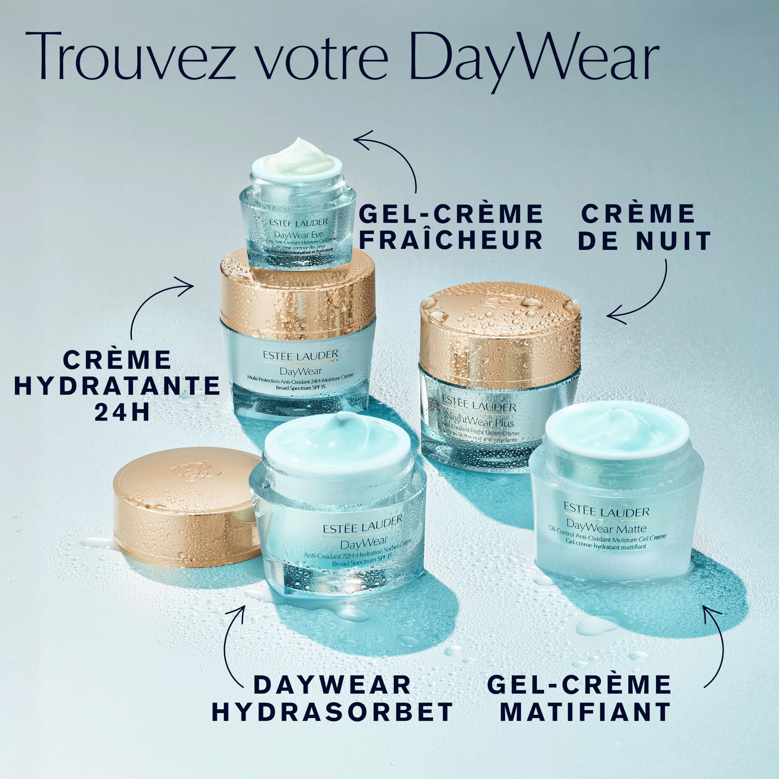 Estée Lauder DayWear Matte Gel-Crème Hydratant Matifiant | Crème Hydratante Visage Matifiante | Contrôle le Sébum et la Brillance, 50ml