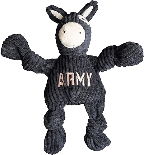 HuggleHounds Knottie Juguete de Peluche para Perros - Juguete de Peluche para Perros, Juguetes para Cachorros, Juguete Chirriante para Perros