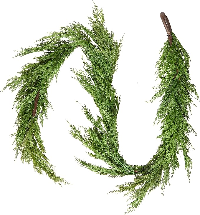 Worth Imports 6' Artificial Evergreen Cedar Garland