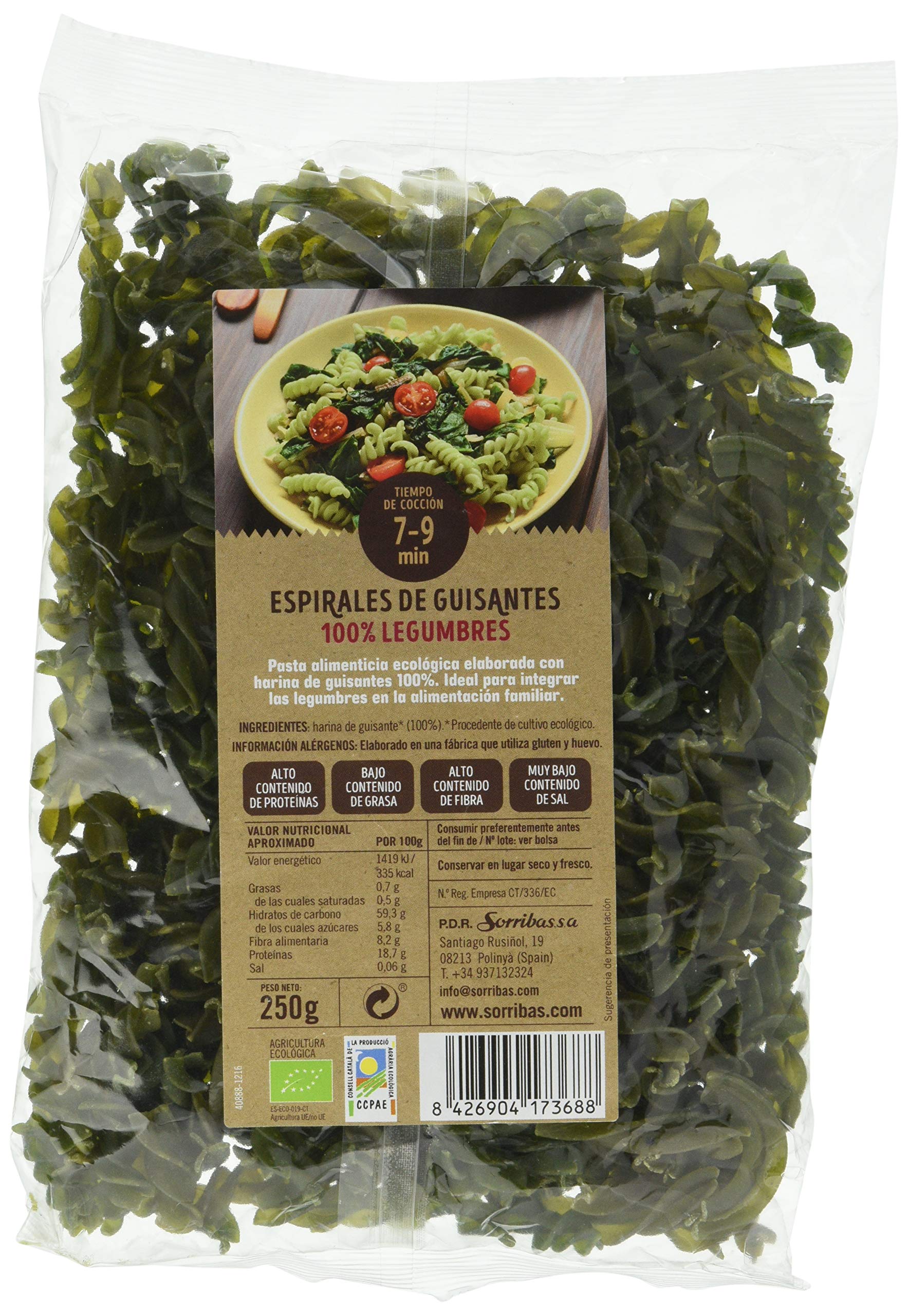 Biográ Espiral De Guisantes Biogra Bio - 250 g