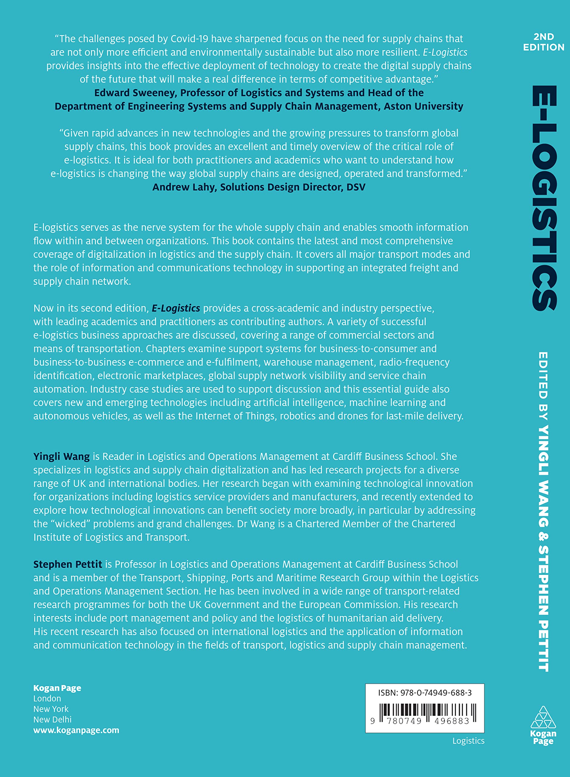 E-Logistics: Managing Digital Supply Chains for Competitive Advantage