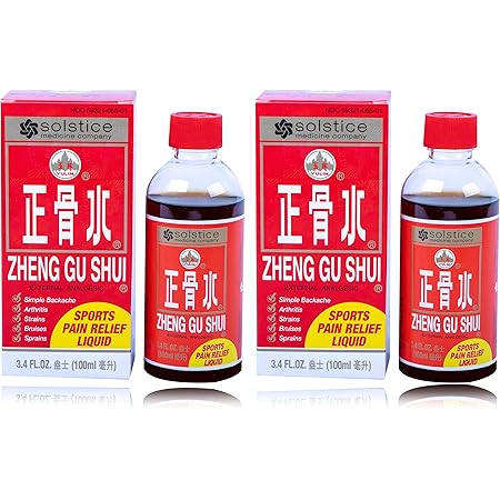 SOLSTICE MEDICINE COMPANY Zheng Gu Shui External Analgesic (3.4 Fl. Oz) (2 Bottles)