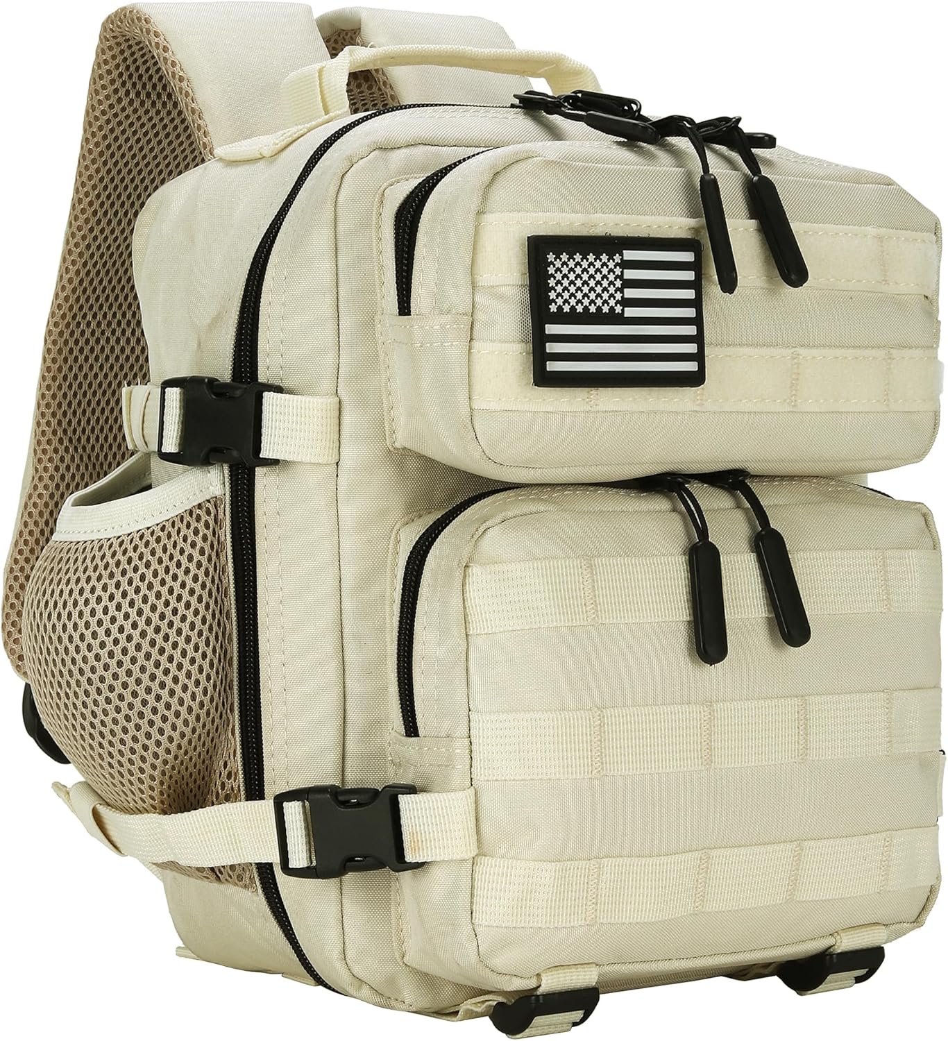 9L Mini Tactical Backpack for Men and Women, Tactical Backpack Small for Hiking, Small Tactical Bag (CreamColored) 9L Mini Tactical Backpack for Men and Women, Tactical Backpack Small for Hiking, Small Tactical Bag (CreamColored)