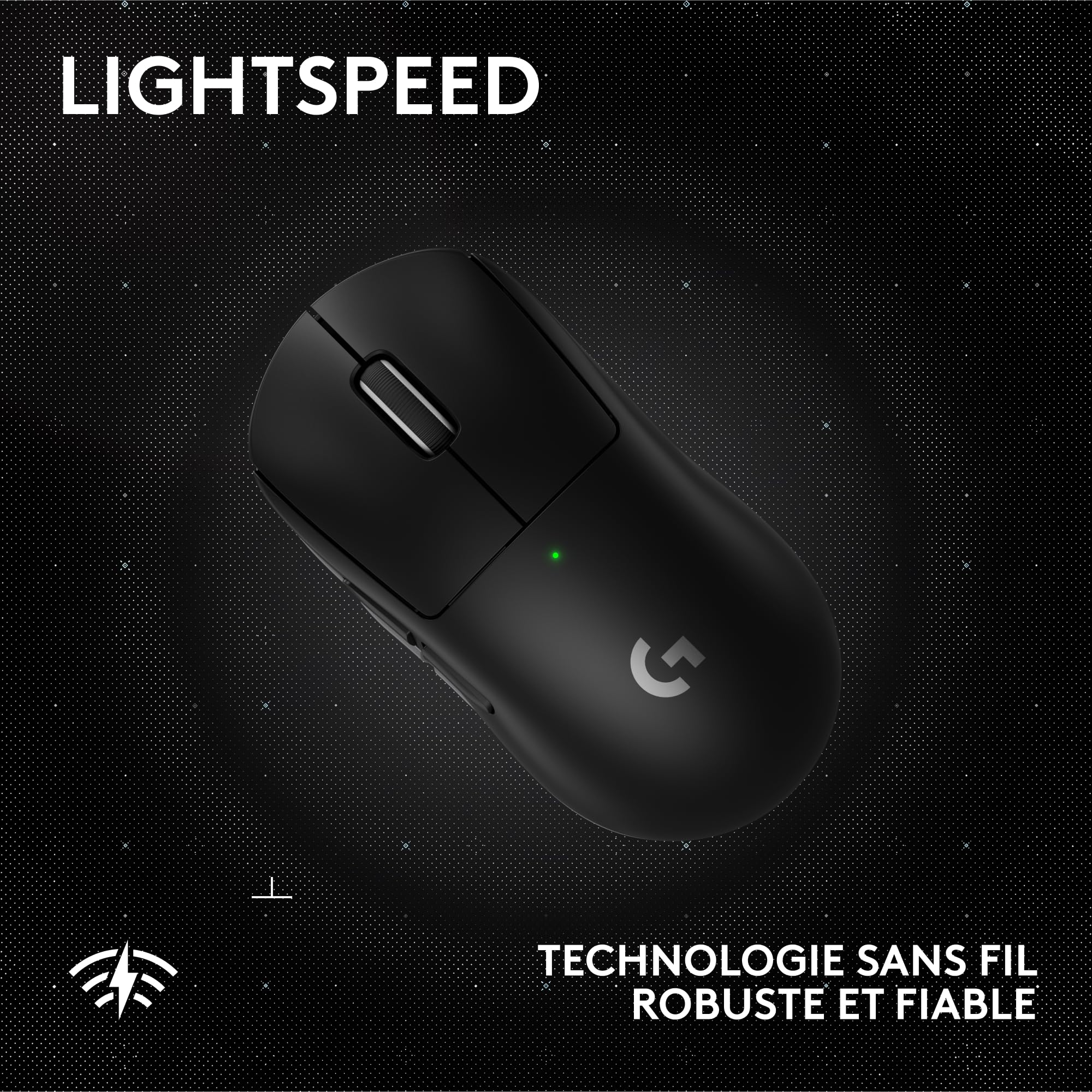 Logitech G PRO X SUPERLIGHT 2 SE, souris gaming sans fil | Souris Pro-Grade 60 g, 5 boutons, capteur 44 000 DPI, taux de rapport 8 kHz, recharge USB-C, pour PC/Mac - Noir
