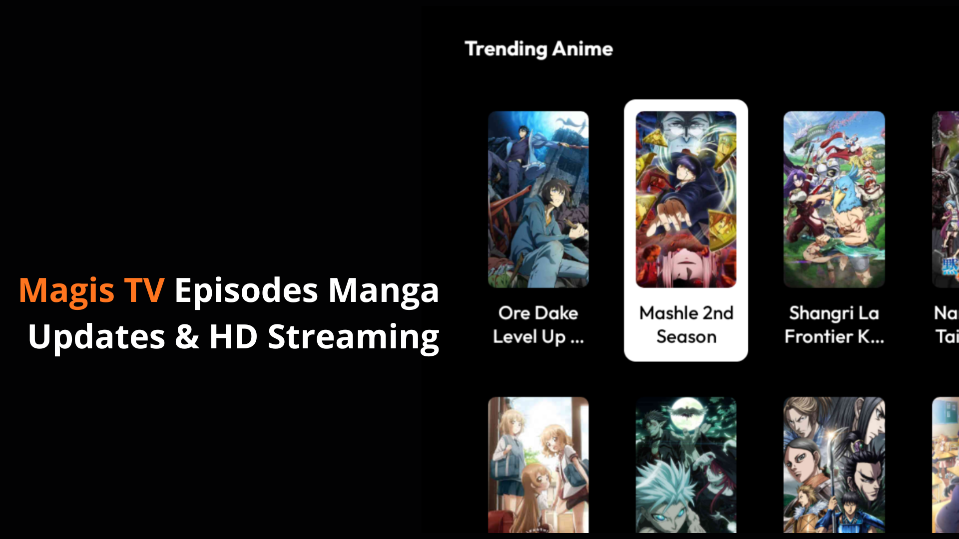 Magis TV Anime App on Amazon Appstore