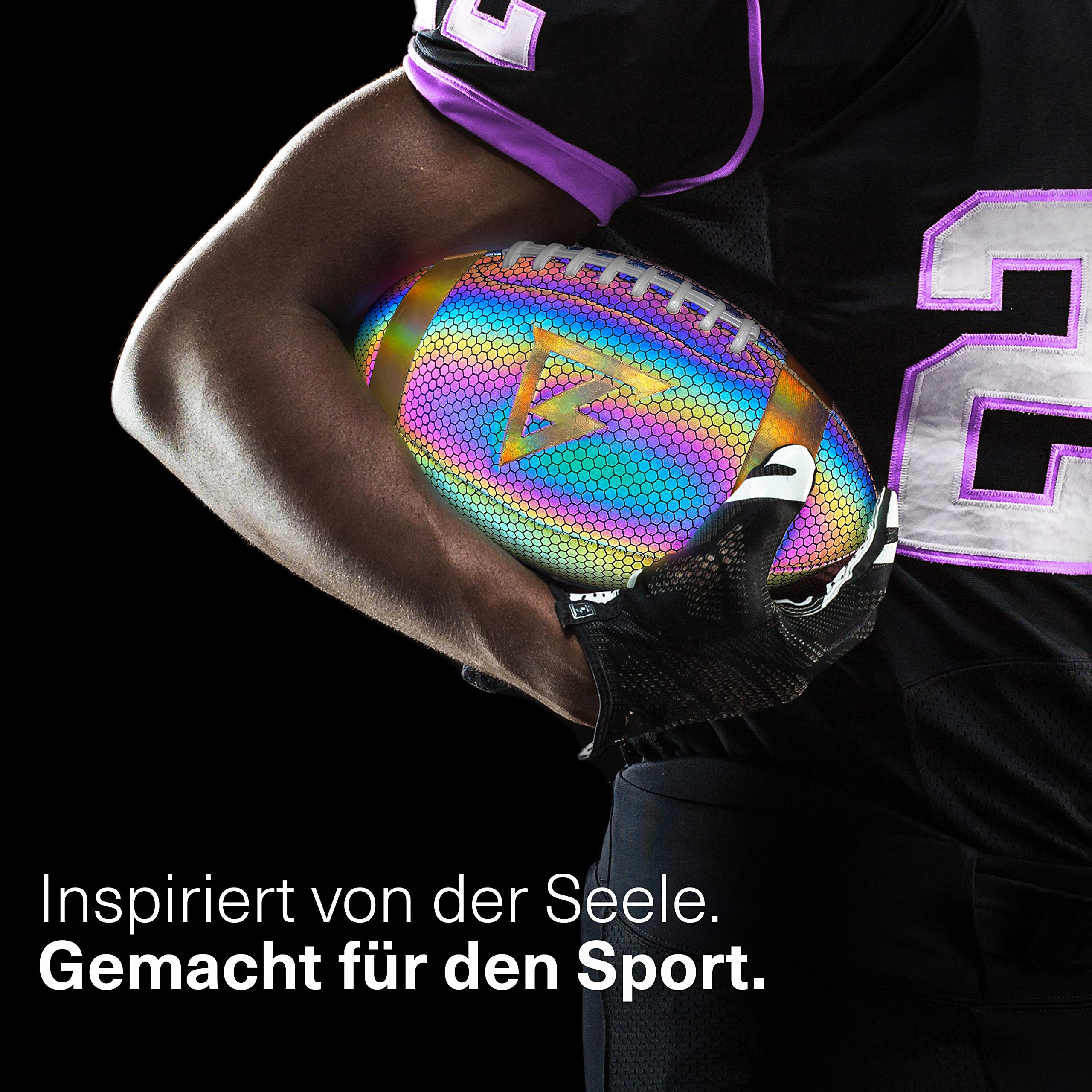 BRIGHT™ American Football - Reflektierend - Holografisch - Im Dunkeln Leuchtend - Kinder und Erwachsene - Unisex