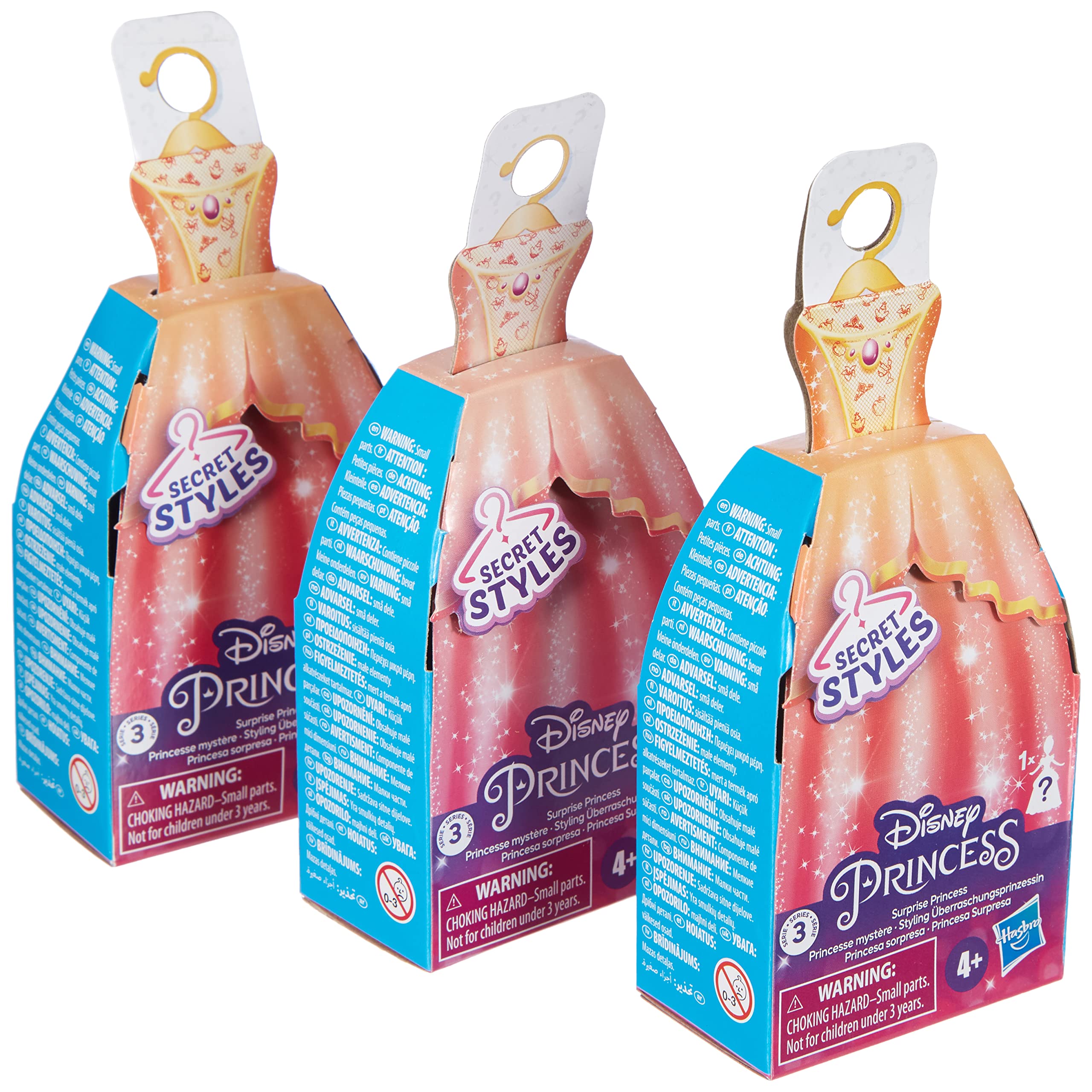 Disney Princess Princess Styling Surprise Princess 3 Pack Series 3