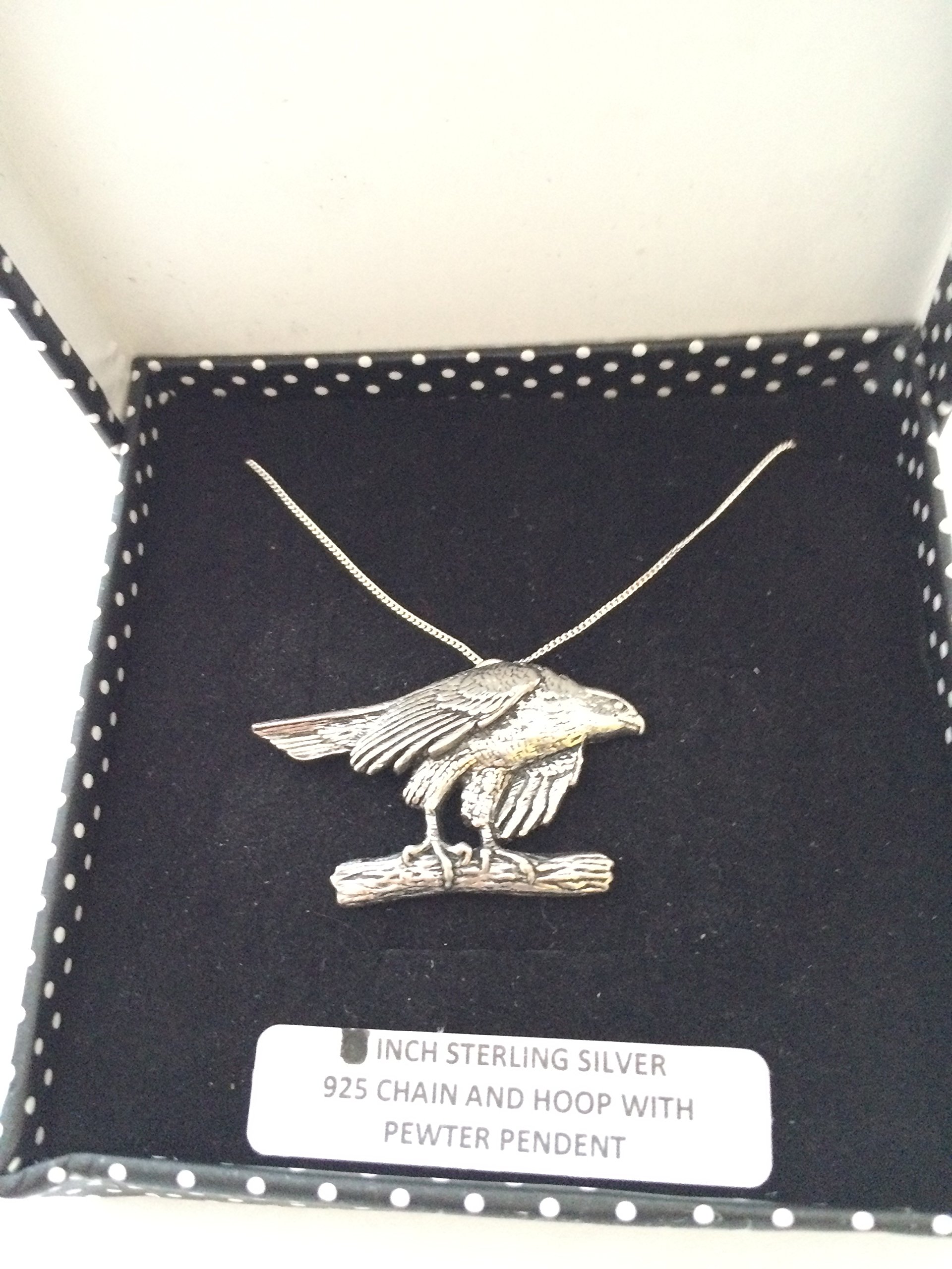Pendentif B2 Hawk en argent 925 fait main le cadeau idéal en boîte Prideindetails - 2