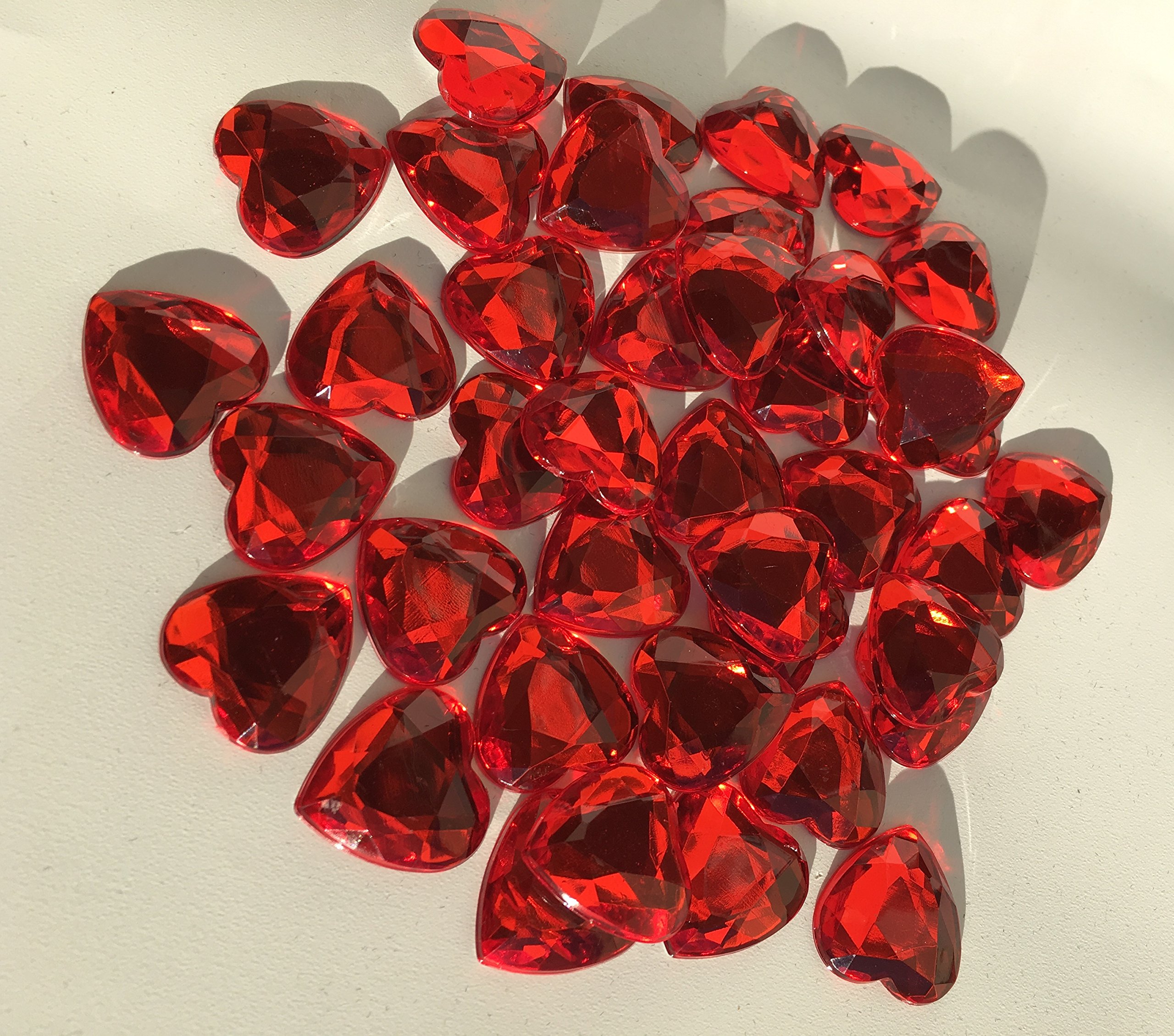 20 gram hartjes, rood | Markt, inpak en presentatie materiaal