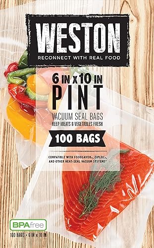 Weston - Bolsas para envasar al vacío 100 País Weston - Bolsas para envasar al vacío 100 País