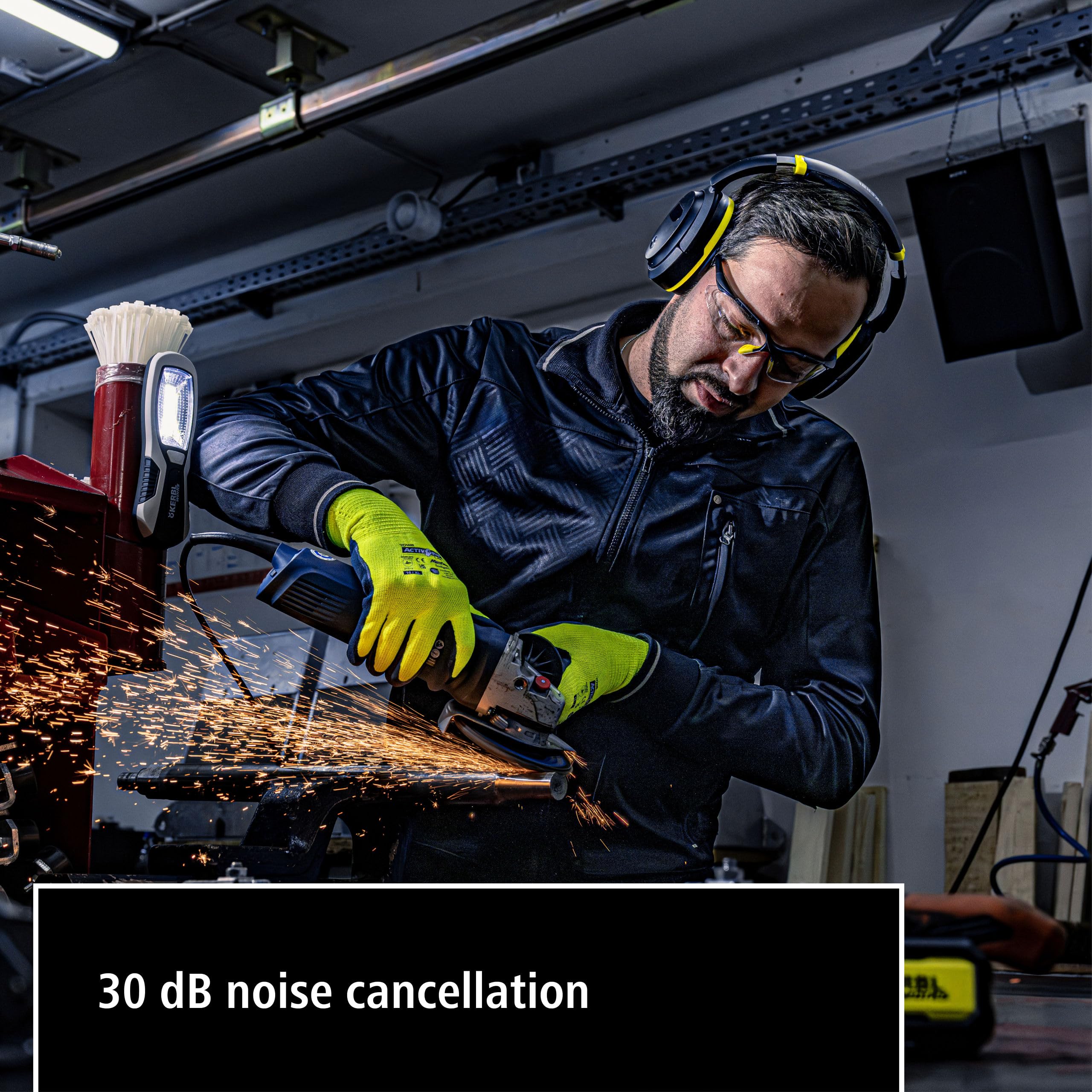 Kerbl Works Chroń słuch BT|FM z radiem Bluetooth