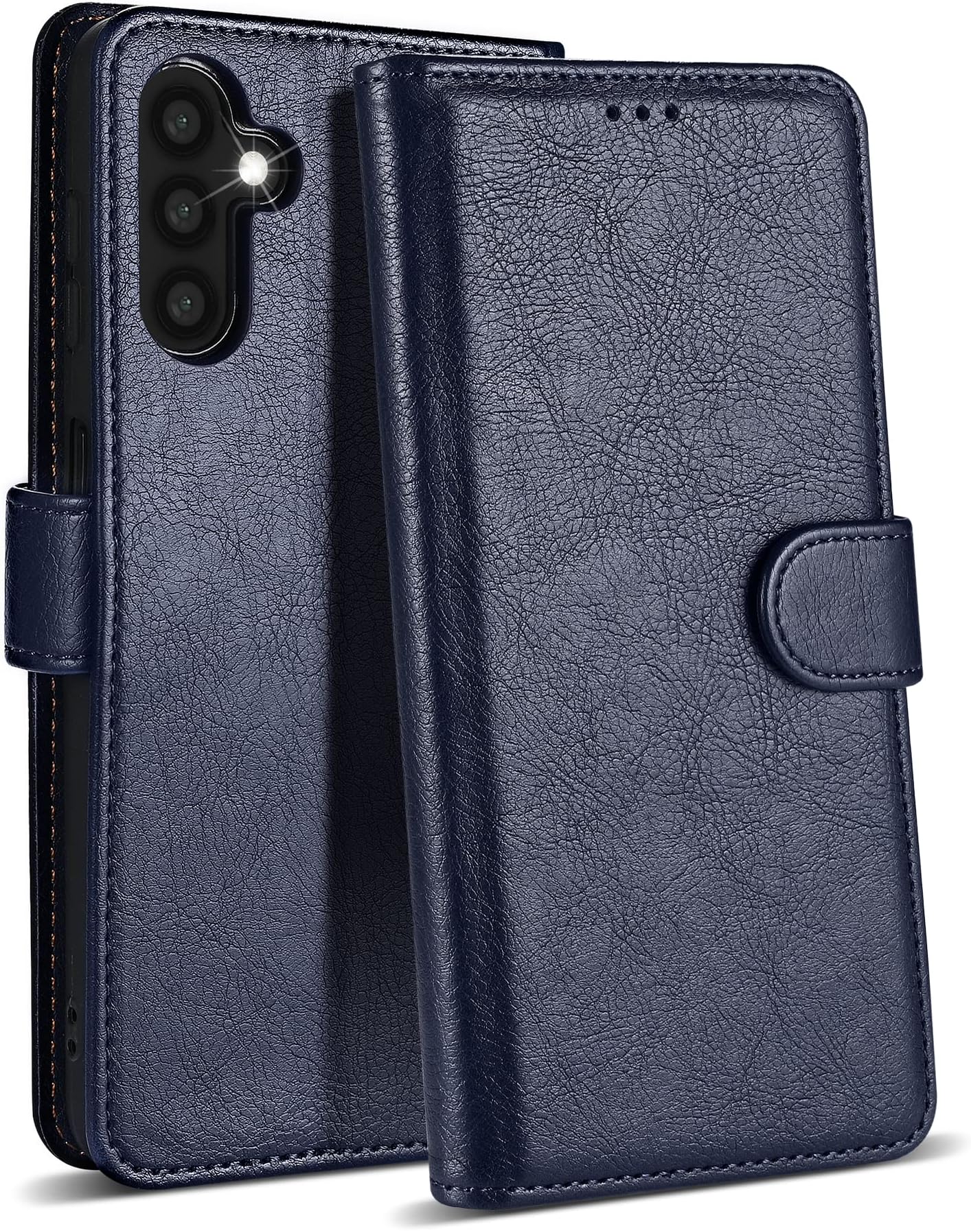 Case Collection for Samsung Galaxy A34 5G Phone Case - Premium Leather Folio Flip Cover | RFID-Technology | Kickstand | Money and Card Holder Wallet | Compatible with Samsung A34 5G Case