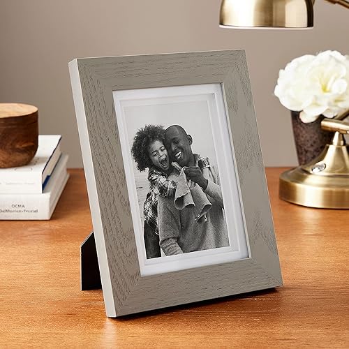 Miniatura 5 de Studio Decor Marco de madera gris de 8x10 mate a 5x7