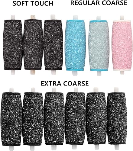 Miniatura 2 de 12 piezas de repuesto compatibles con removedor de callos eléctrico lima extra grueso regular grueso Multi336