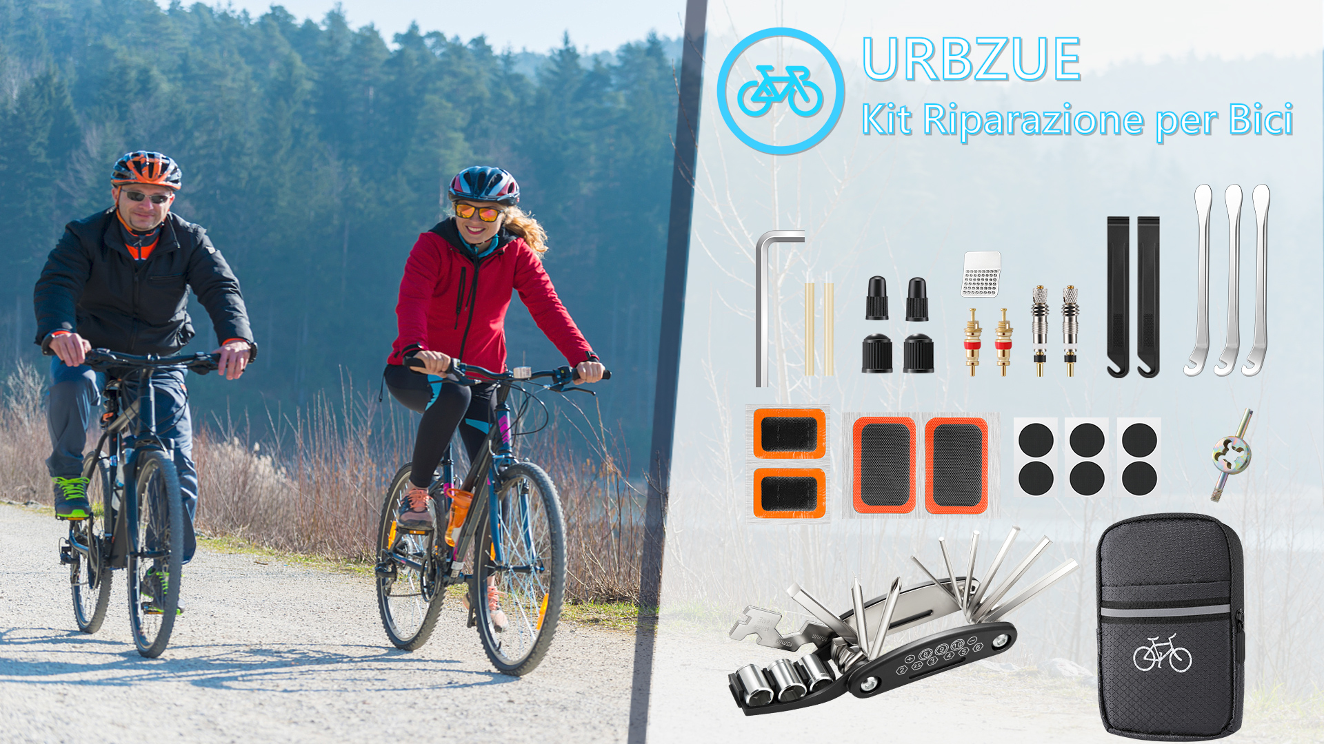 Rehook Gooeys Kit Riparazione Forature Senza Colla, Toppe Autoadesive Per Bici - Foto 2