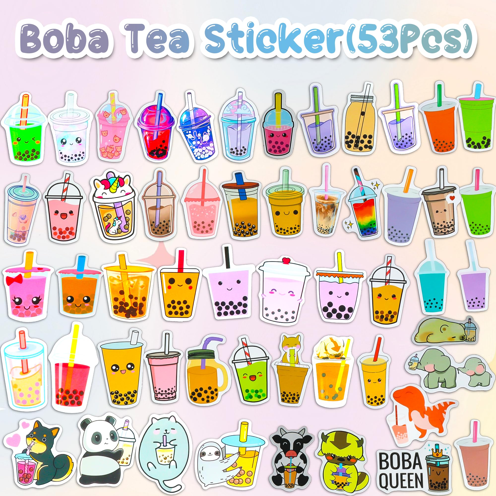 Diario Con Lucchetto Bubble Tea Per Ragazze - Set Completo Con Borsa, Braccialetto, Penne A Cannuccia E Adesivi - Regalo 5-10 Anni - 2