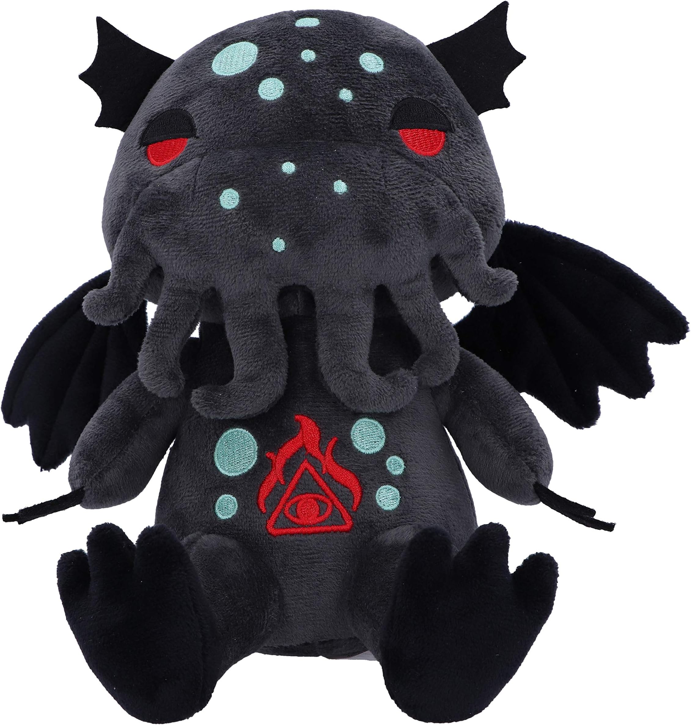 Fluffy Fiends Cthulhu Cuddly Plush Toy 20cm, Black