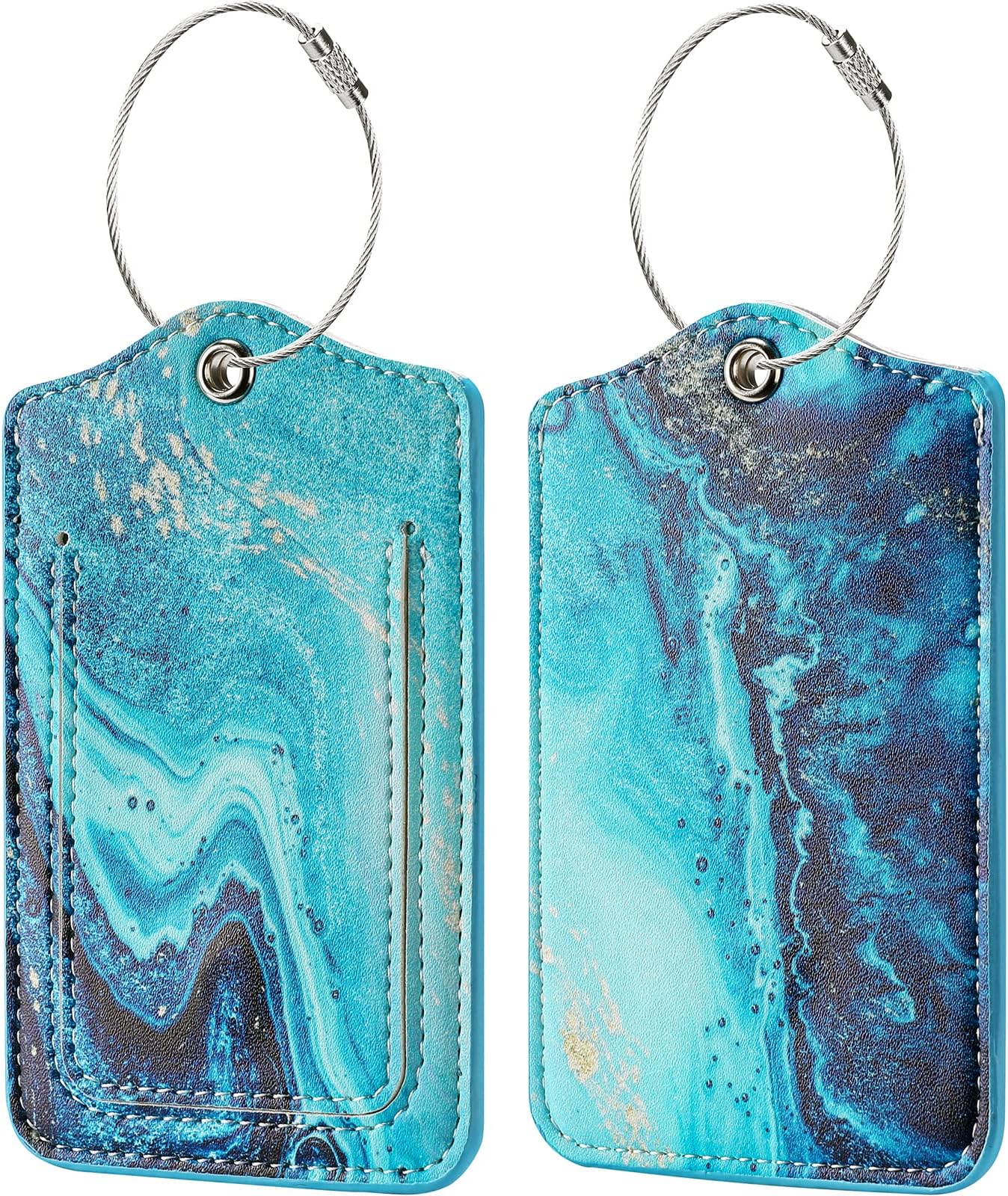 Cruise Tags Narrow Cruise Ship Luggage Etag Holder with Zip Seal