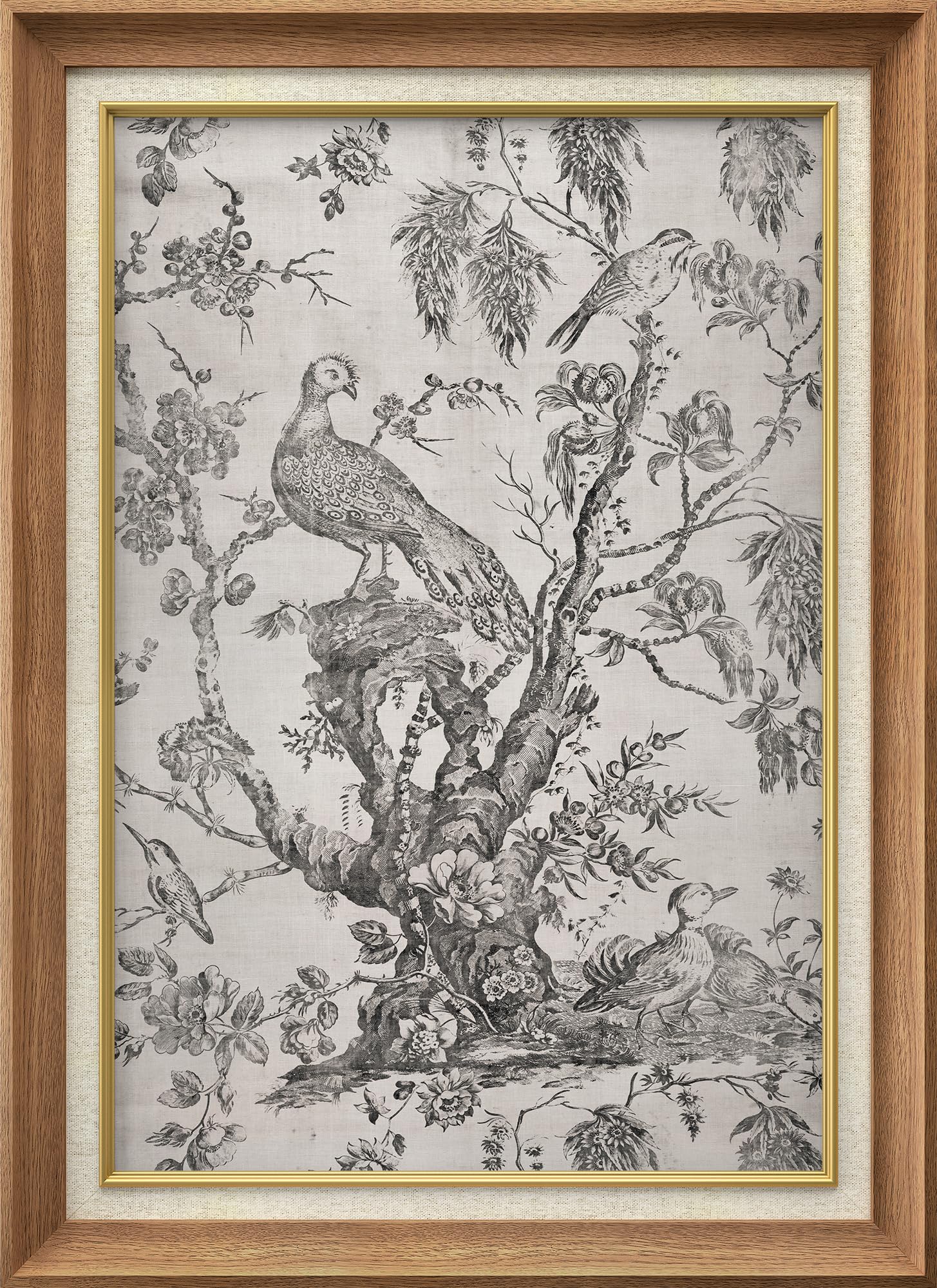 Amazon.com: MUDECOR Premium Framed Wall Art Bird in Forest Tree
