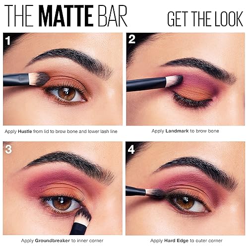 Miniatura 7 de Maybelline New York La paleta de sombras de ojos de barra mate, 300 THE MATTE BAR, 1 unidad