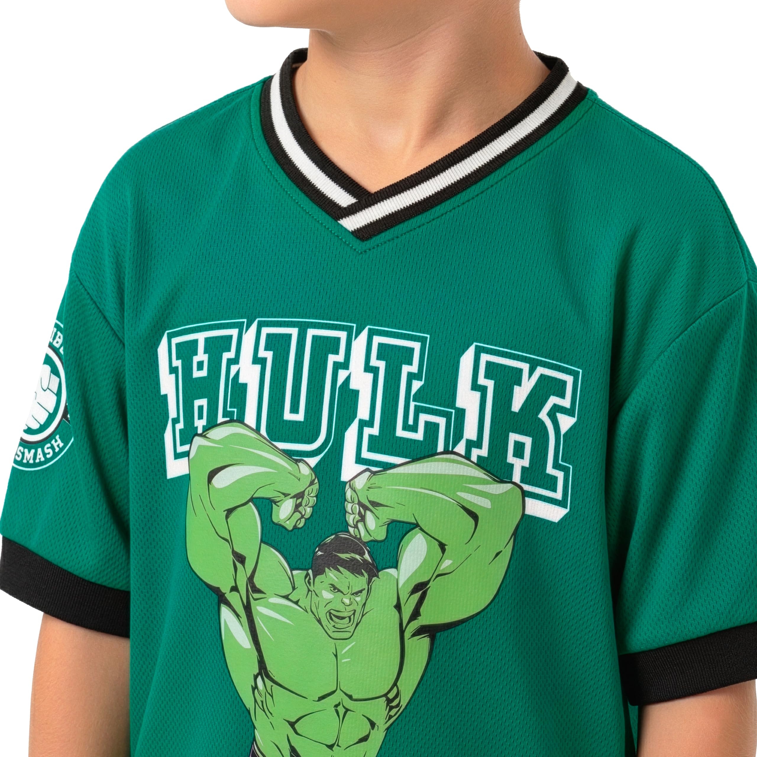 Marvel The Incredible Hulk Camiseta de Fútbol Infantil para Niño