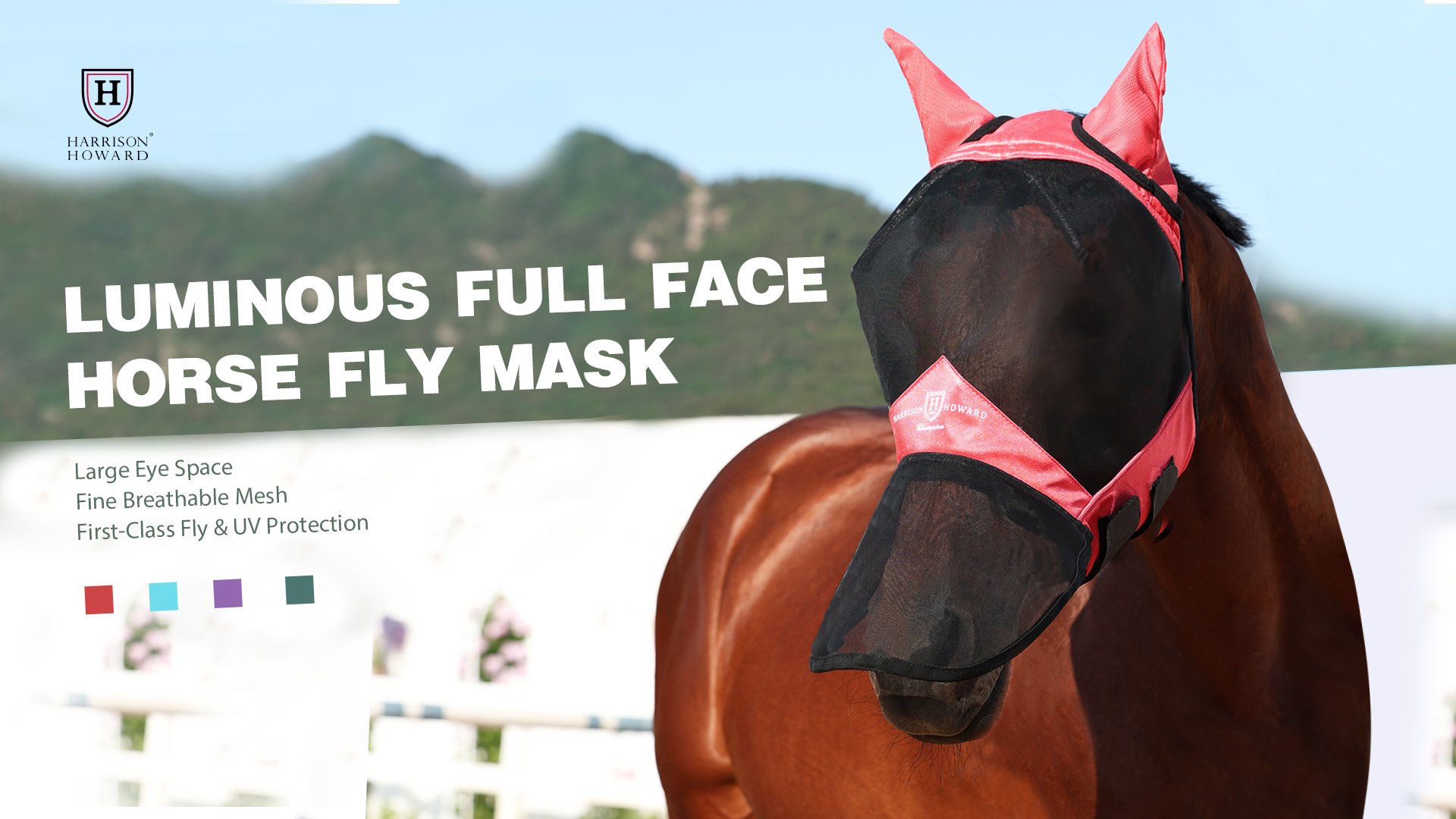 HORINCOSMETICS LumièrePremièreSerumMask Harrison Howard Pro Luminous Horse Fly Mask Large Eye Space Long