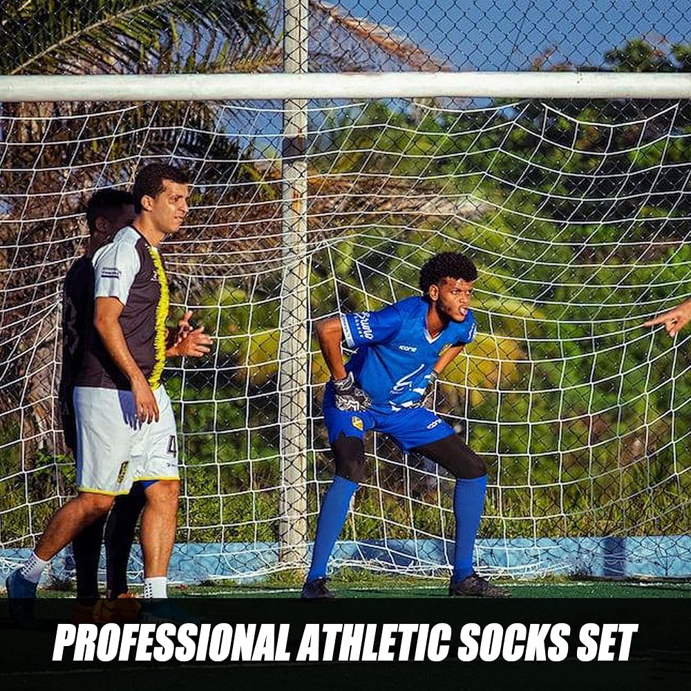 Amazon.com: ZXOLDZX 2/4/6 Pairs Mens Soccer Socks Grip Pads