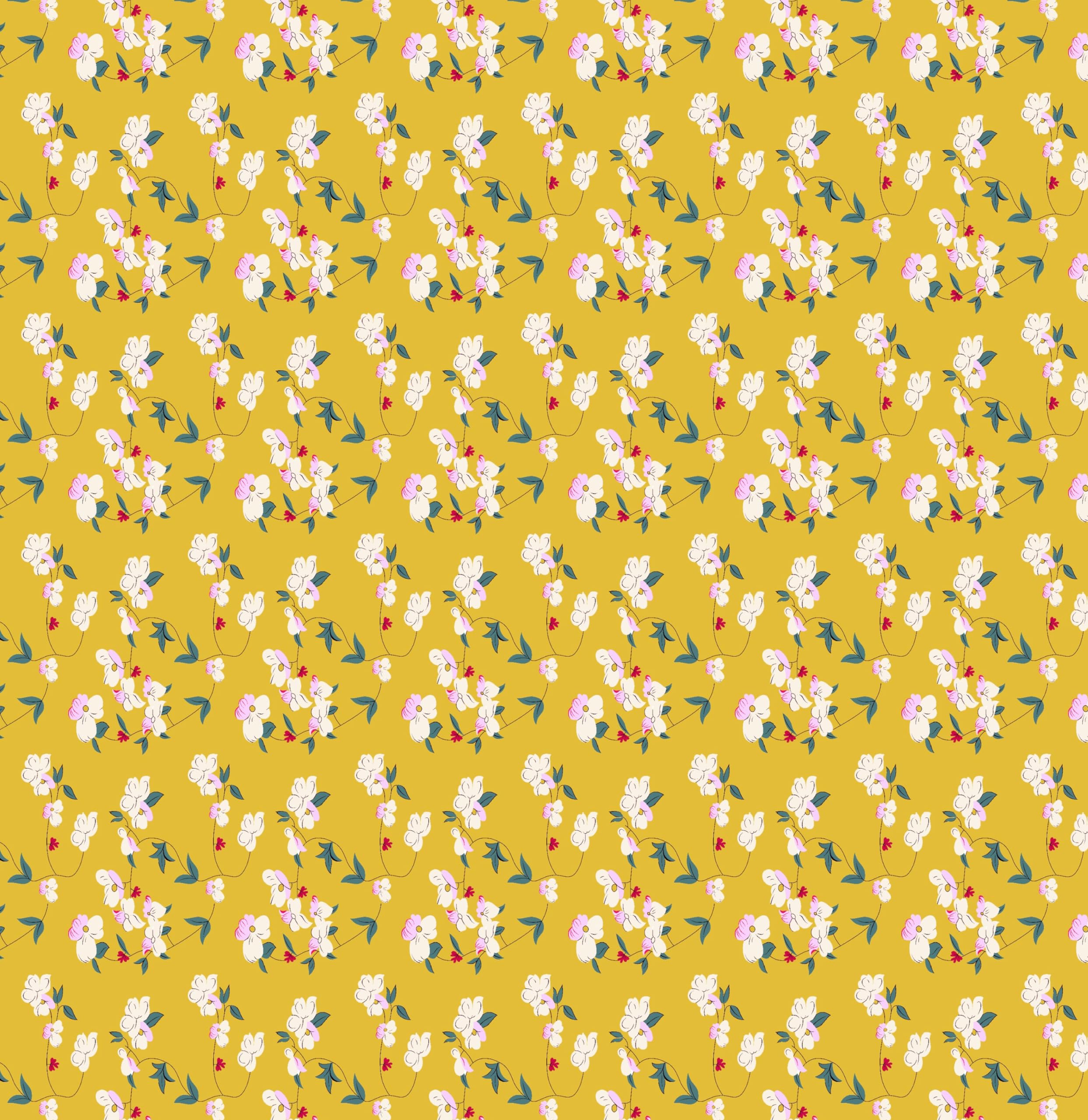 BSB Home Glace Cotton Bedsheets - Floral & Yellow -4 BSB Home Glace Cotton Bedsheets - Floral & Yellow -4