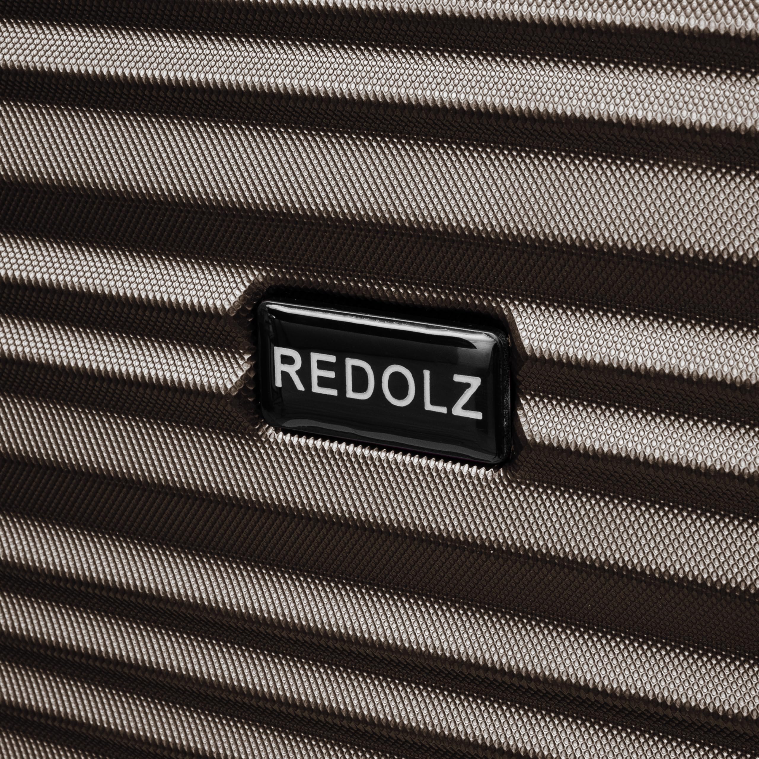 REDOLZ Podstawowy artykuł Essentials 16, kawa, 3-Set, Zestaw walizek z twardą obudową, 3-częściowy