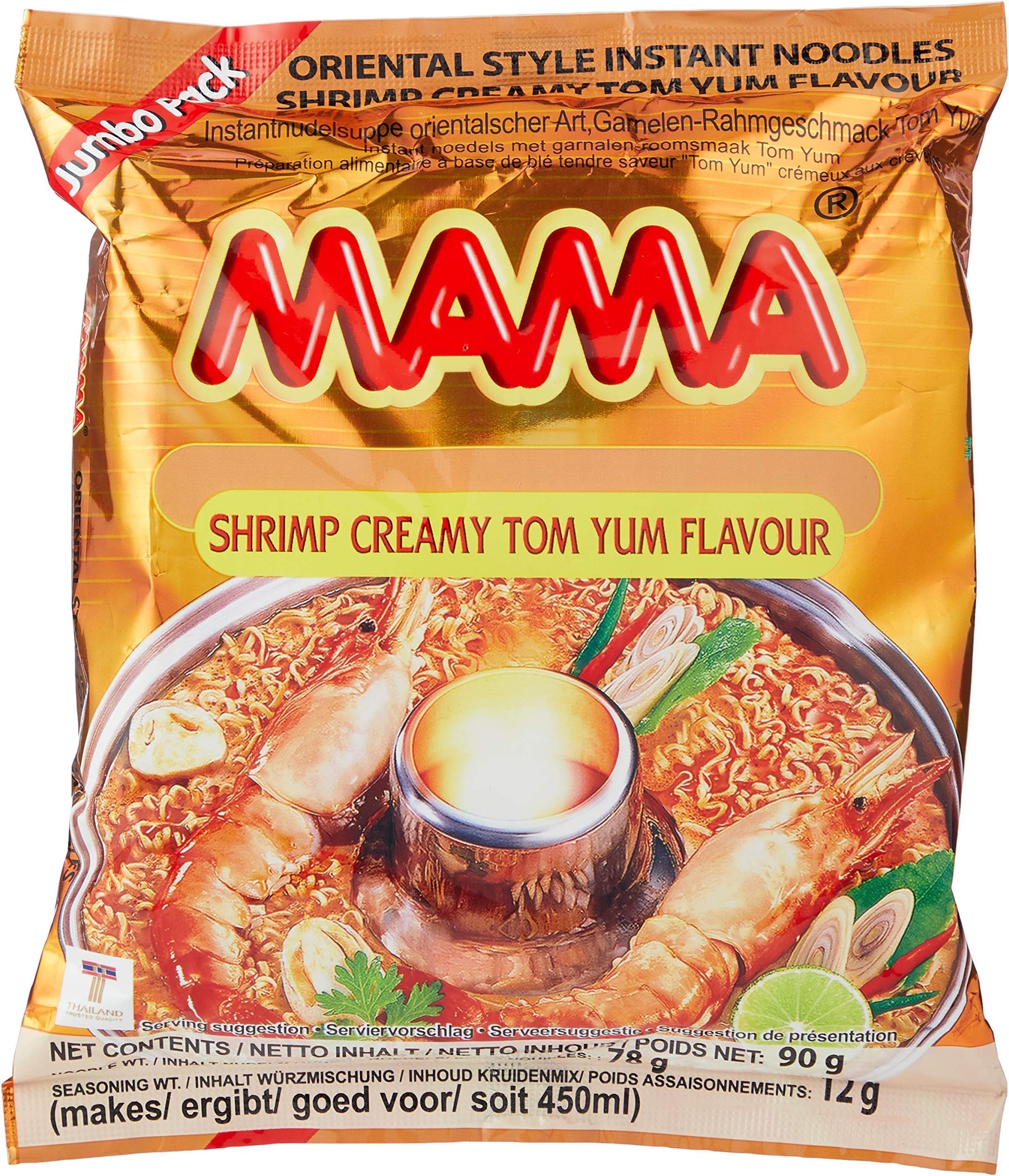Creamy Shrimp Tom Yum Flavour Noodle 90 g (Pack of 5)