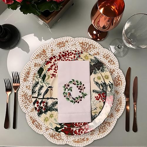Miniatura 8 de Juego de 2 manteles individuales para mesa de comedor, manteles individuales duraderos para mesa de cocina, manteles individuales resistentes a las