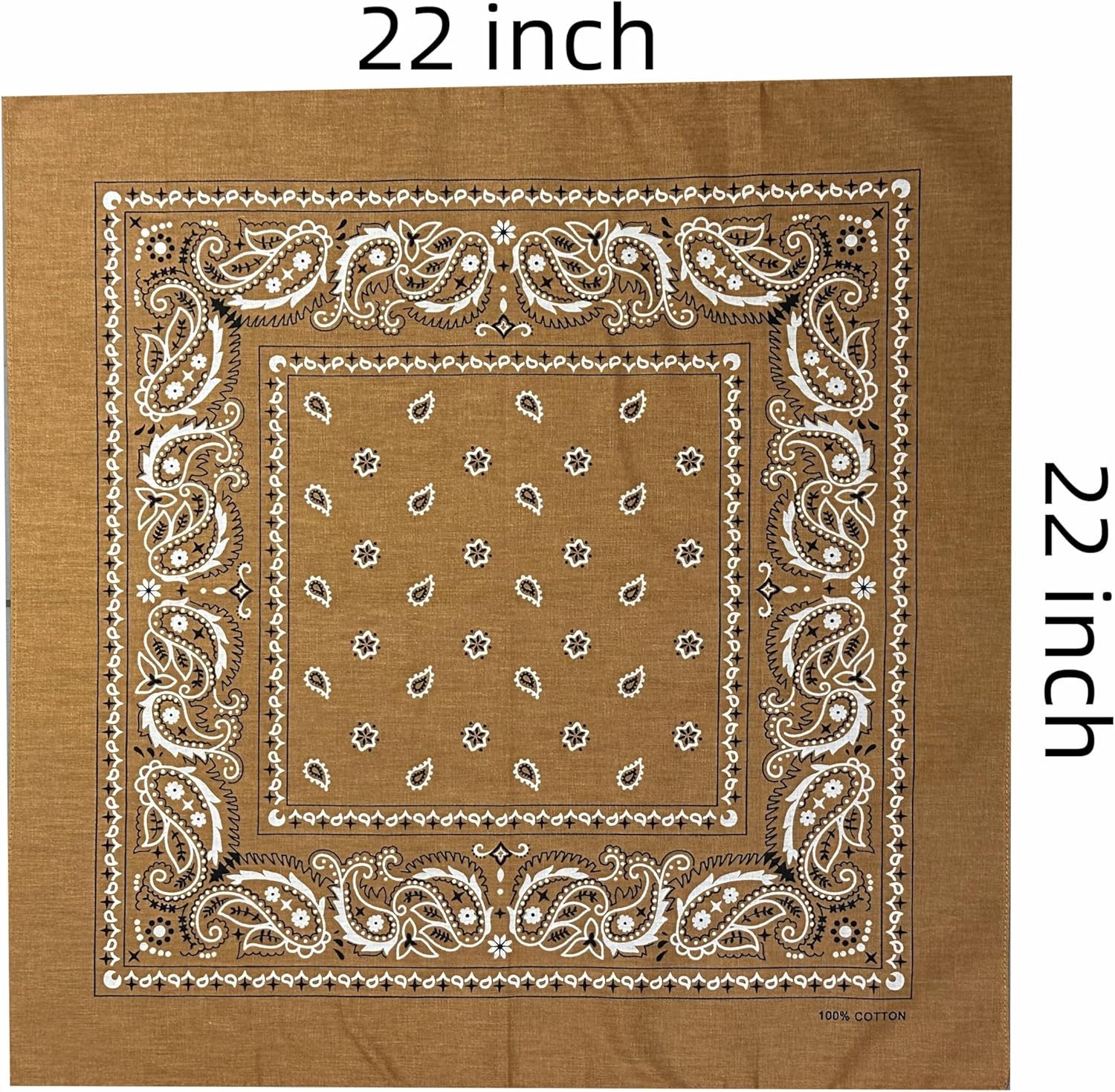 Vamqor 100% Cotton 10 Pack Fine Bandanas - Image 2