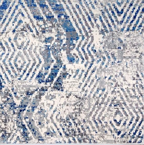 Miniatura 3 de Gertmenian 19613 - Alfombra abstracta bohemia III moderna para sala de estar y cocina, alfombra de área bohemia, 8 x 10 pulgadas, grande, diseño