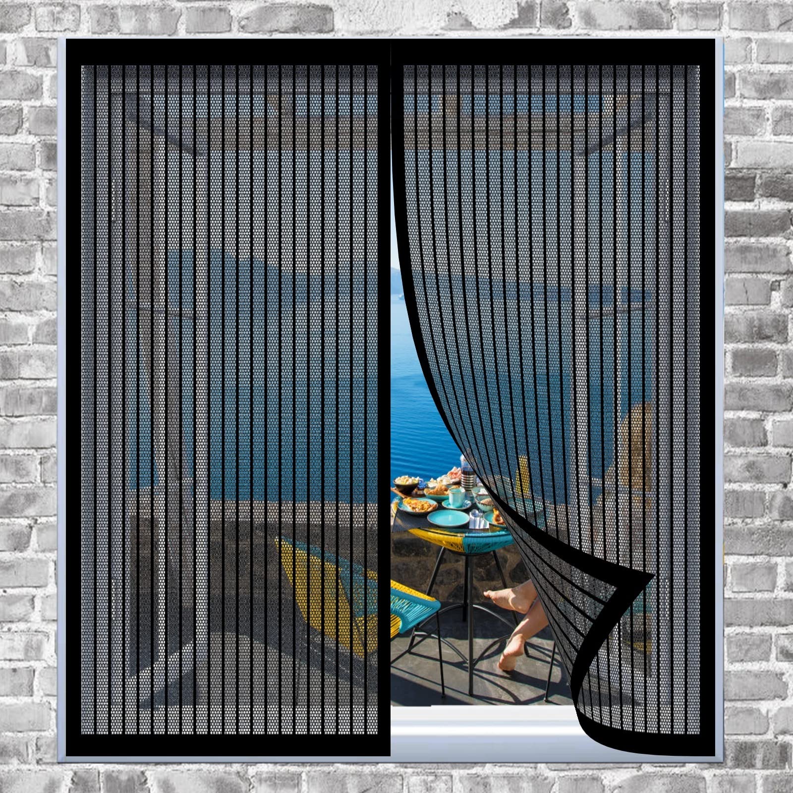 Doguo Black Universal Transparent Window Screen 125 X 55 Cm Mosquito Net Insect Net Prevents Insects No Drilling Or Screwing Easy Installation Insect Screen Window For Various Windows,
