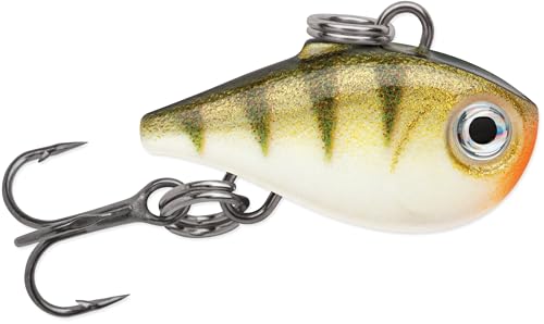 Rapala Nano Rap Fishing Lure, Ultra-Lightweight Minnow Lure for Freshwater and Saltwater, Realistic Design and Smooth Swimming Action, Glow Yellow Perch