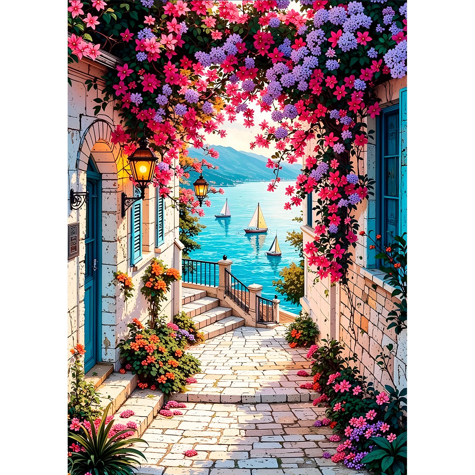 dphero 5d paysage diamond painting kits